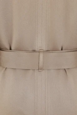 Women 10 CORSO COMO single-breasted envers satin trench coat