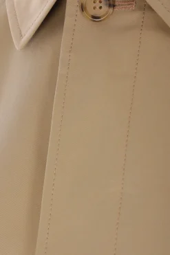 Women UNDERCOVER single-breasted gabardine trench coat