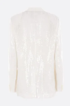 Women JUNYA WATANABE single-breasted jacket in sequinned satin