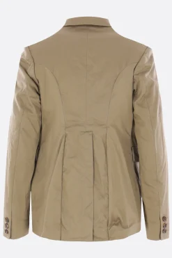 Women COMME DES GARÇONS COMME des GARÇONS single-breasted jacket in crinkled gabardine