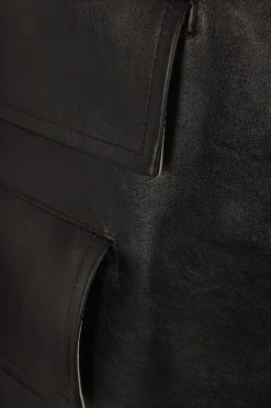 TAIGA TAKAHASHI single-breasted jacket in leather