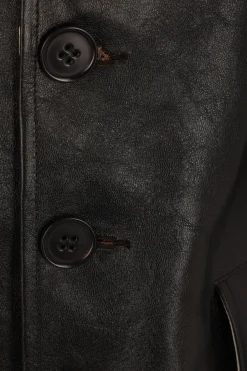 TAIGA TAKAHASHI single-breasted jacket in leather