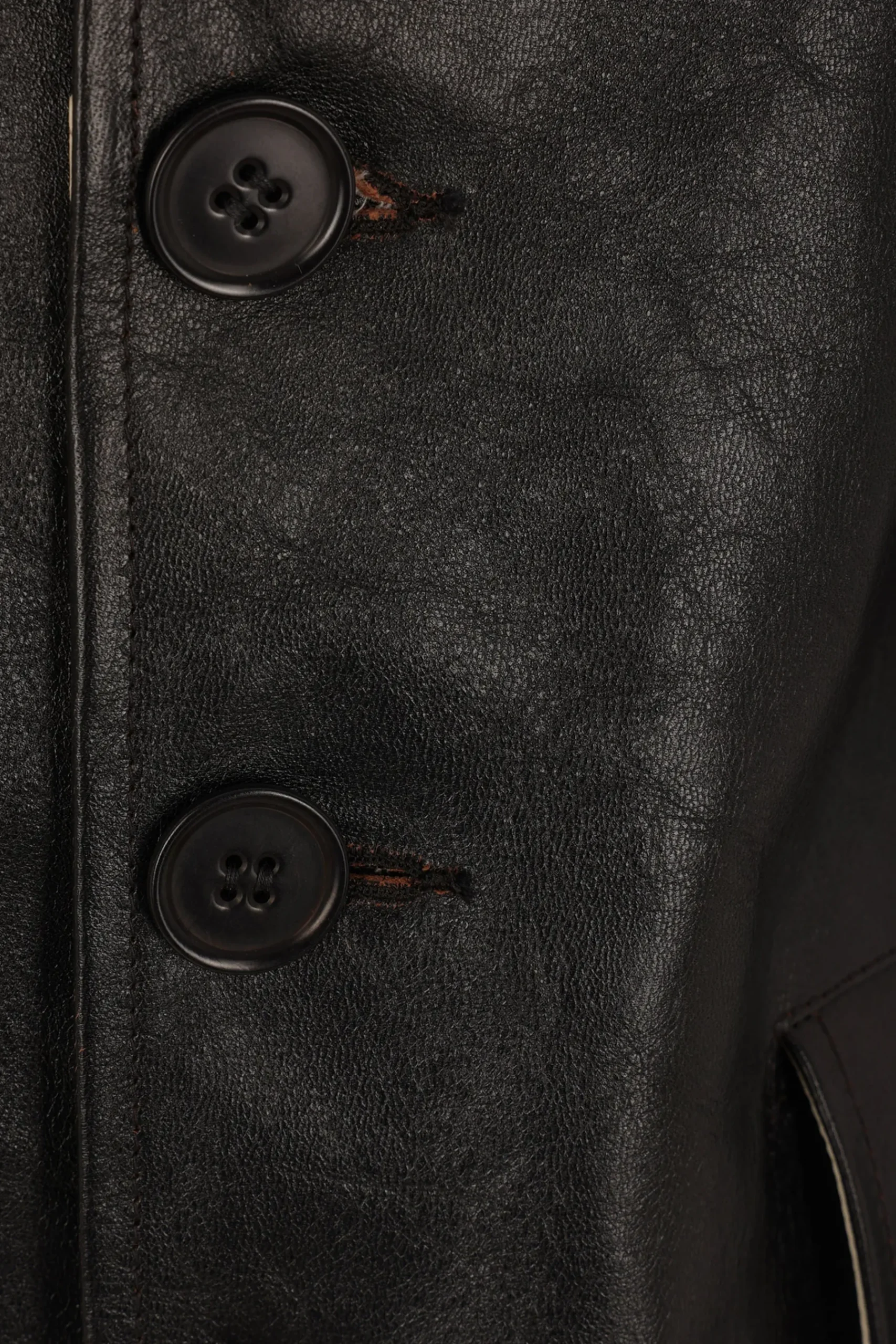 TAIGA TAKAHASHI single-breasted jacket in leather
