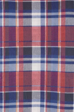 COMME DES GARÇONS SHIRT single-breasted jacket in check print twill