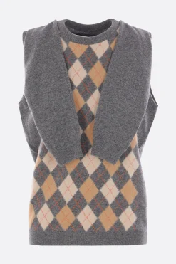 Women HODAKOVA Sleeve sleeveless sweater in wool