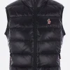 Women MONCLER GRENOBLE sleeveless down jacket in glossy nylon