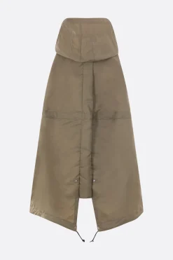 Women SACAI sleeveless parka in nylon twill