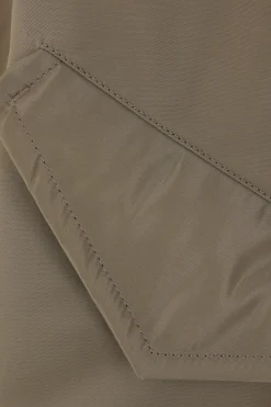 Women SACAI sleeveless parka in nylon twill
