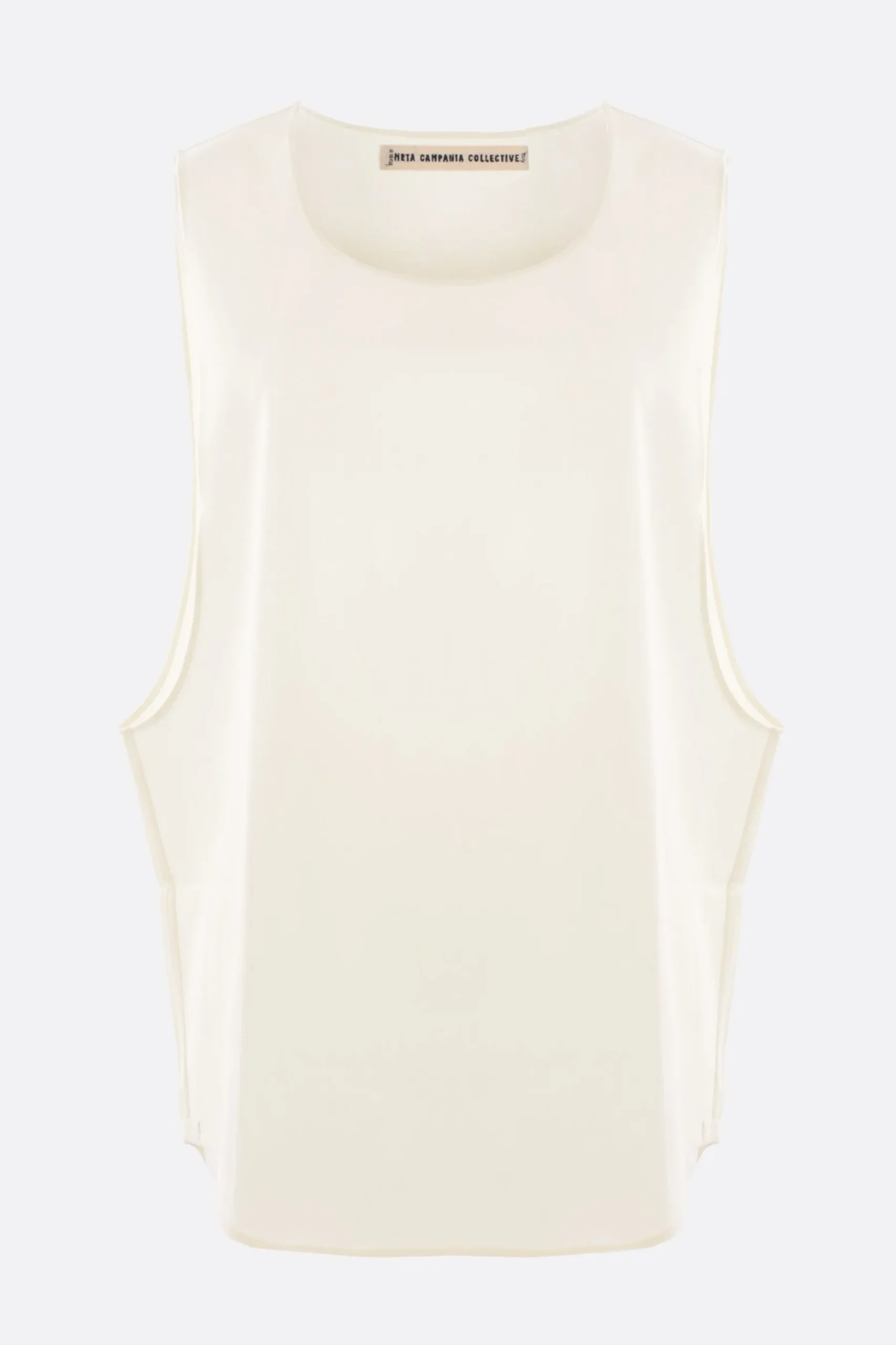 Women META CAMPANIA COLLECTIVE sleeveless top in wool twill