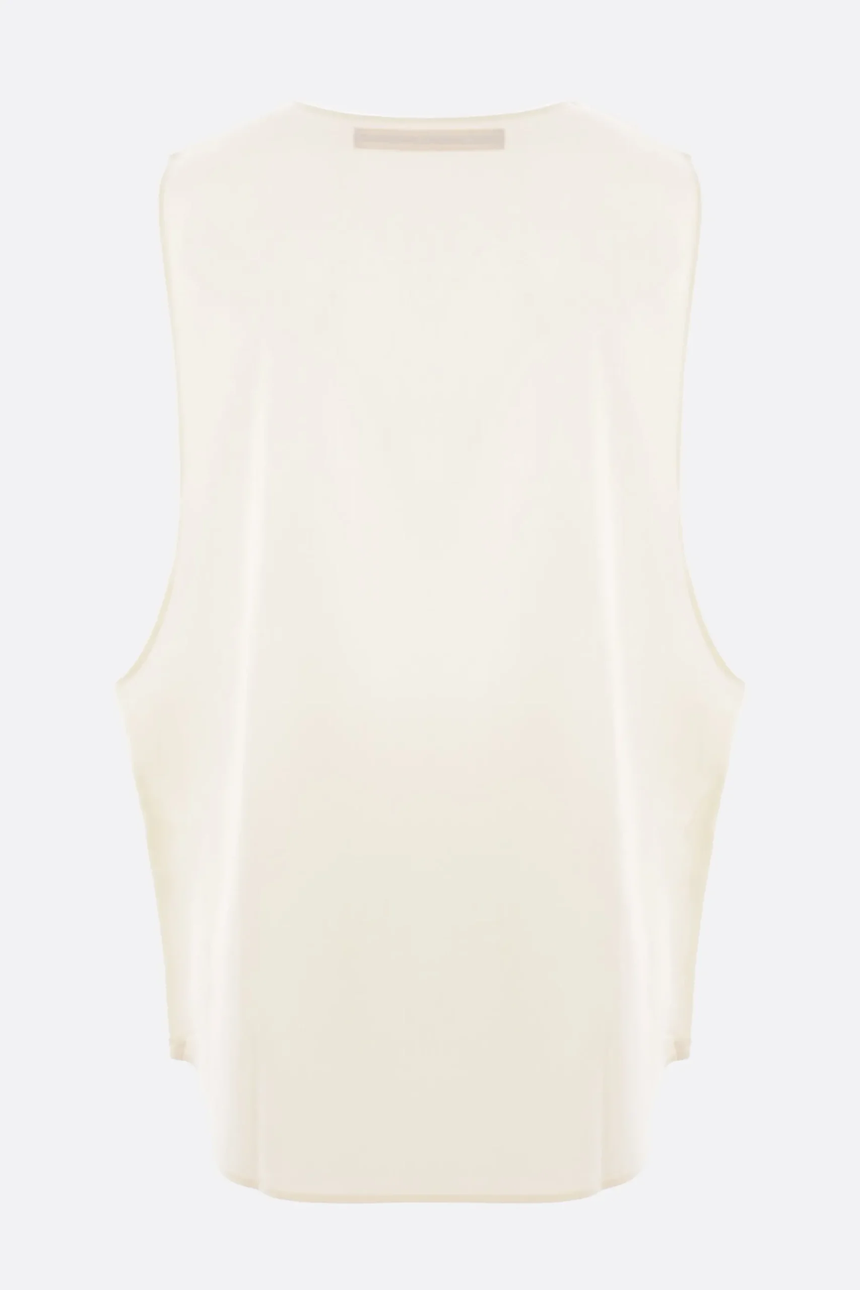 Women META CAMPANIA COLLECTIVE sleeveless top in wool twill