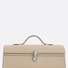 Women SAVETTE Slim Symmetry Pochette handbag in smooth leather