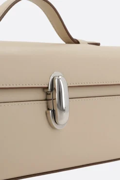 Women SAVETTE Slim Symmetry Pochette handbag in smooth leather