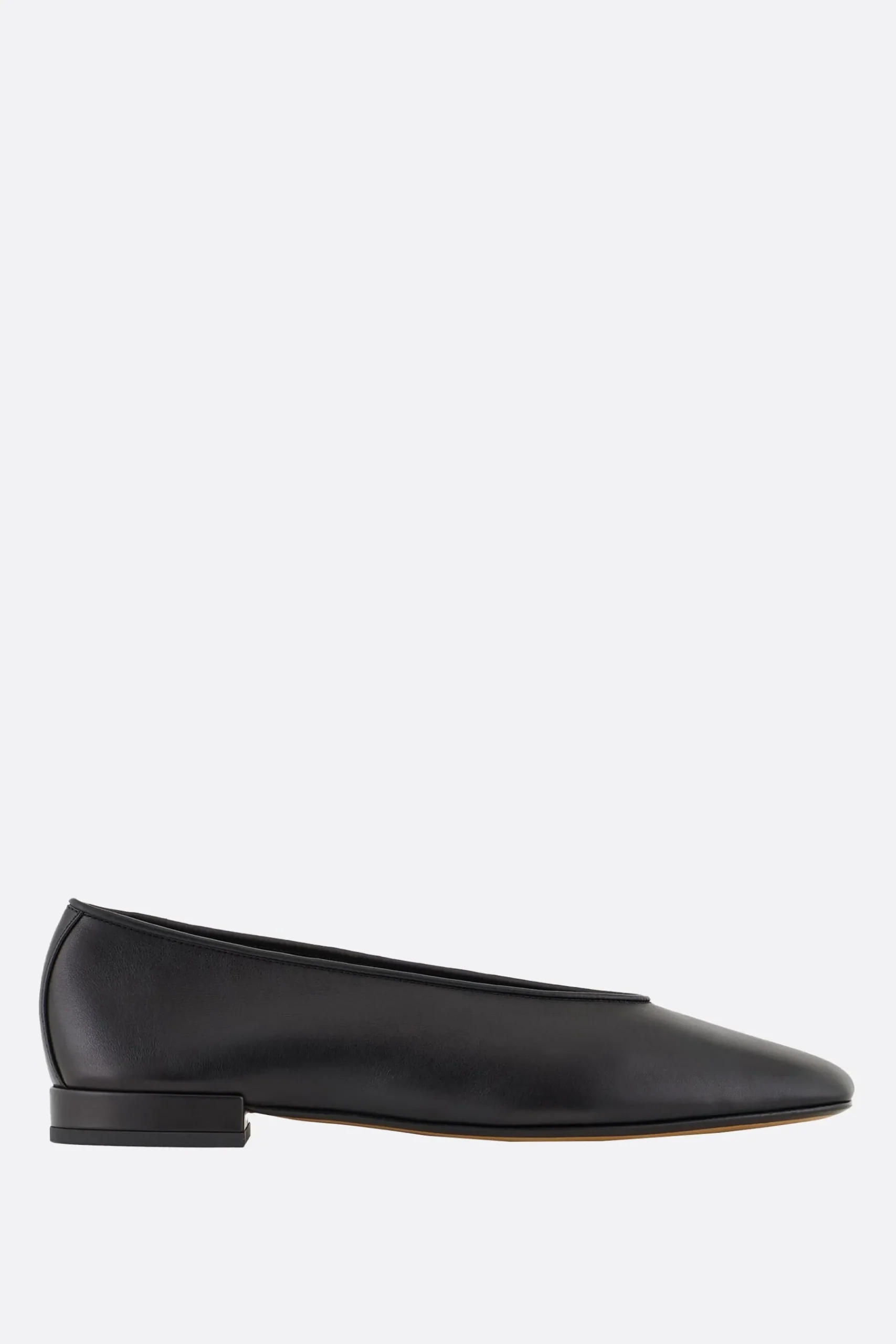 Women GIORGIO ARMANI - 10 CORSO COMO smooth leather ballerinas