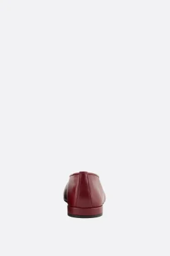 Women GIORGIO ARMANI - 10 CORSO COMO smooth leather ballerinas