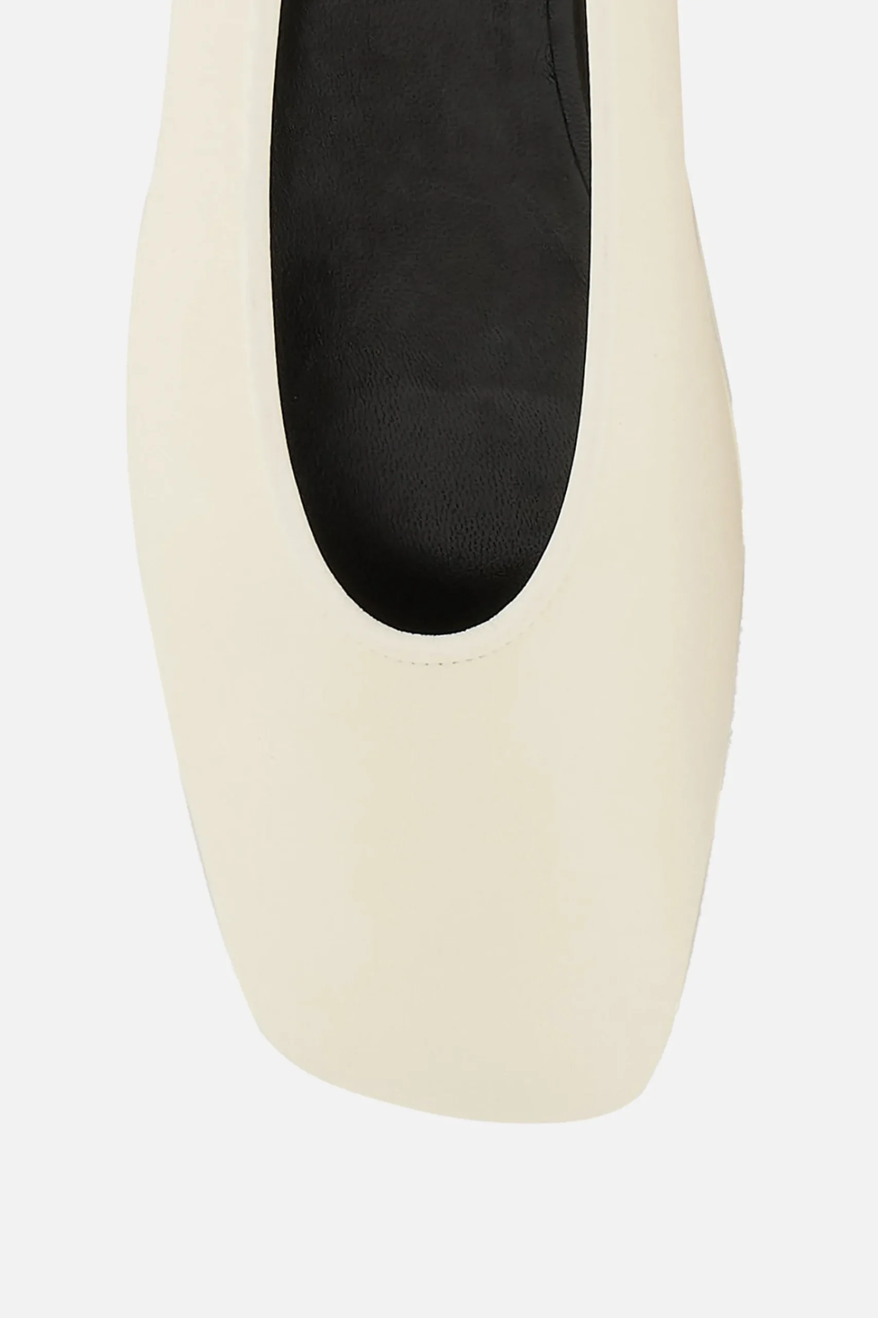 Women GIORGIO ARMANI - 10 CORSO COMO smooth leather ballerinas