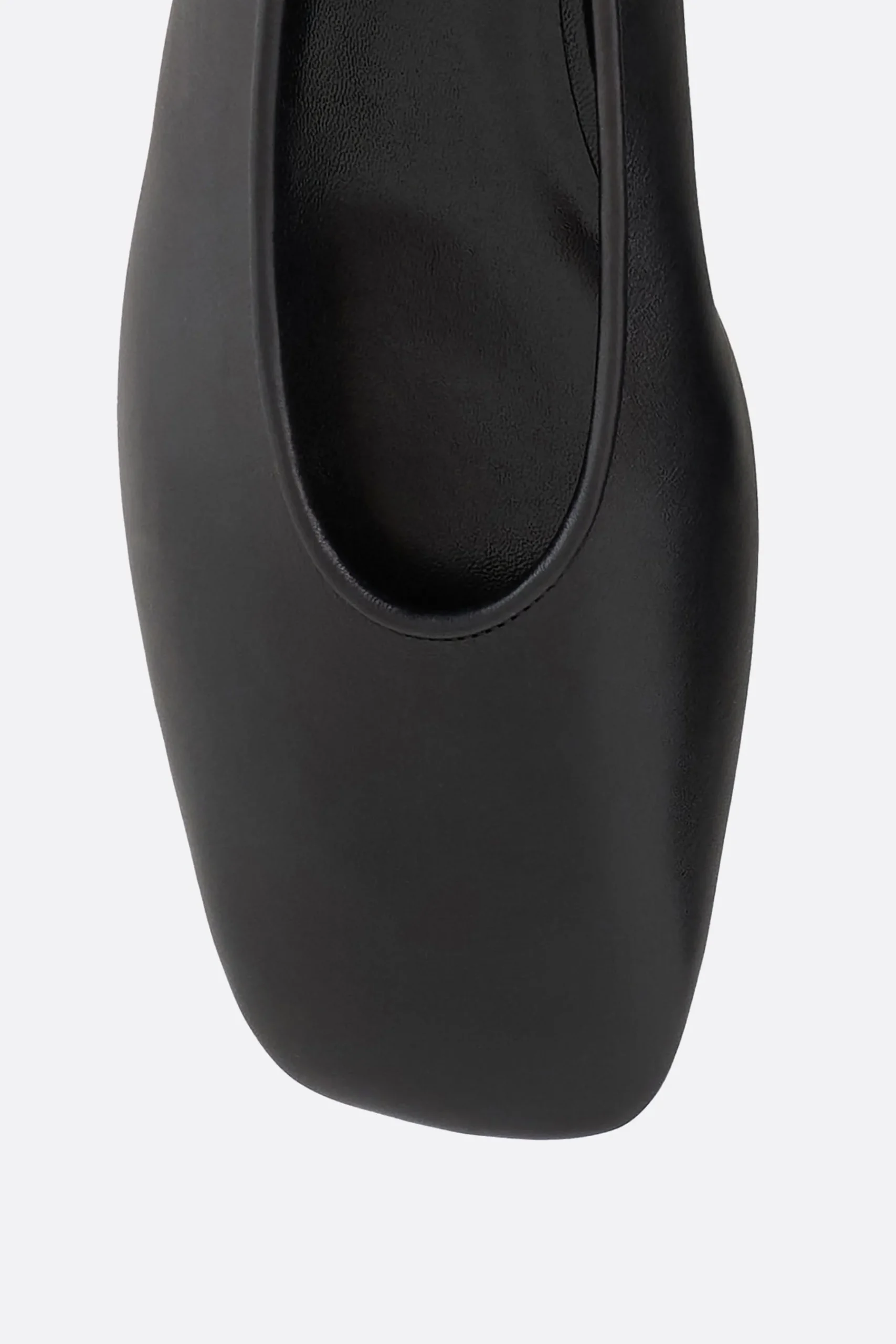 Women GIORGIO ARMANI - 10 CORSO COMO smooth leather ballerinas