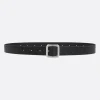 JIL SANDER smooth leather belt