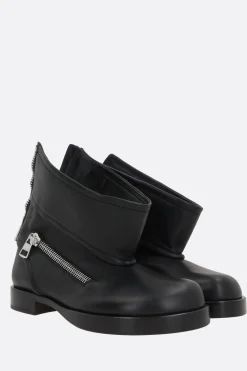 Women JW ANDERSON smooth leather biker boots