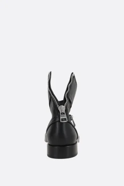 Women JW ANDERSON smooth leather biker boots