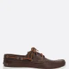 YUKETEN smooth leather boat shoes