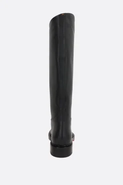 Women SANTONI X 10 CORSO COMO smooth leather boots