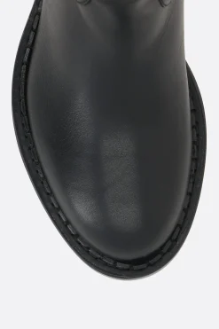 Women SANTONI X 10 CORSO COMO smooth leather boots