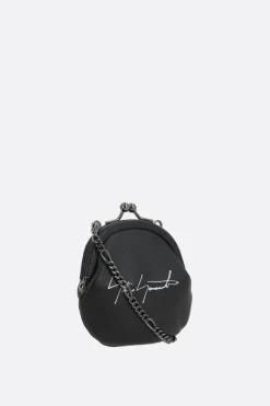 Women DISCORD YOHJI YAMAMOTO smooth leather coin purse with chain