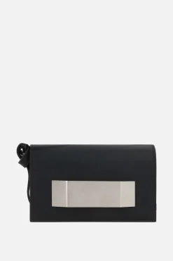 Women RICK OWENS smooth leather crossbody bag