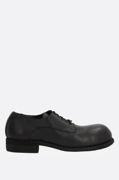Women GUIDI smooth leather derby shoes