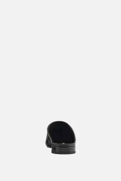 Women GIORGIO ARMANI - 10 CORSO COMO smooth leather flat mules