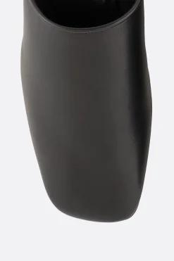 Women GIORGIO ARMANI - 10 CORSO COMO smooth leather flat mules
