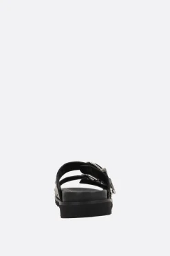 Women TOGA PULLA smooth leather flat sandals with studs