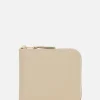 COMME DES GARÇONS WALLET smooth leather half-zip wallet