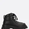 Women JIL SANDER smooth leather hiking boots