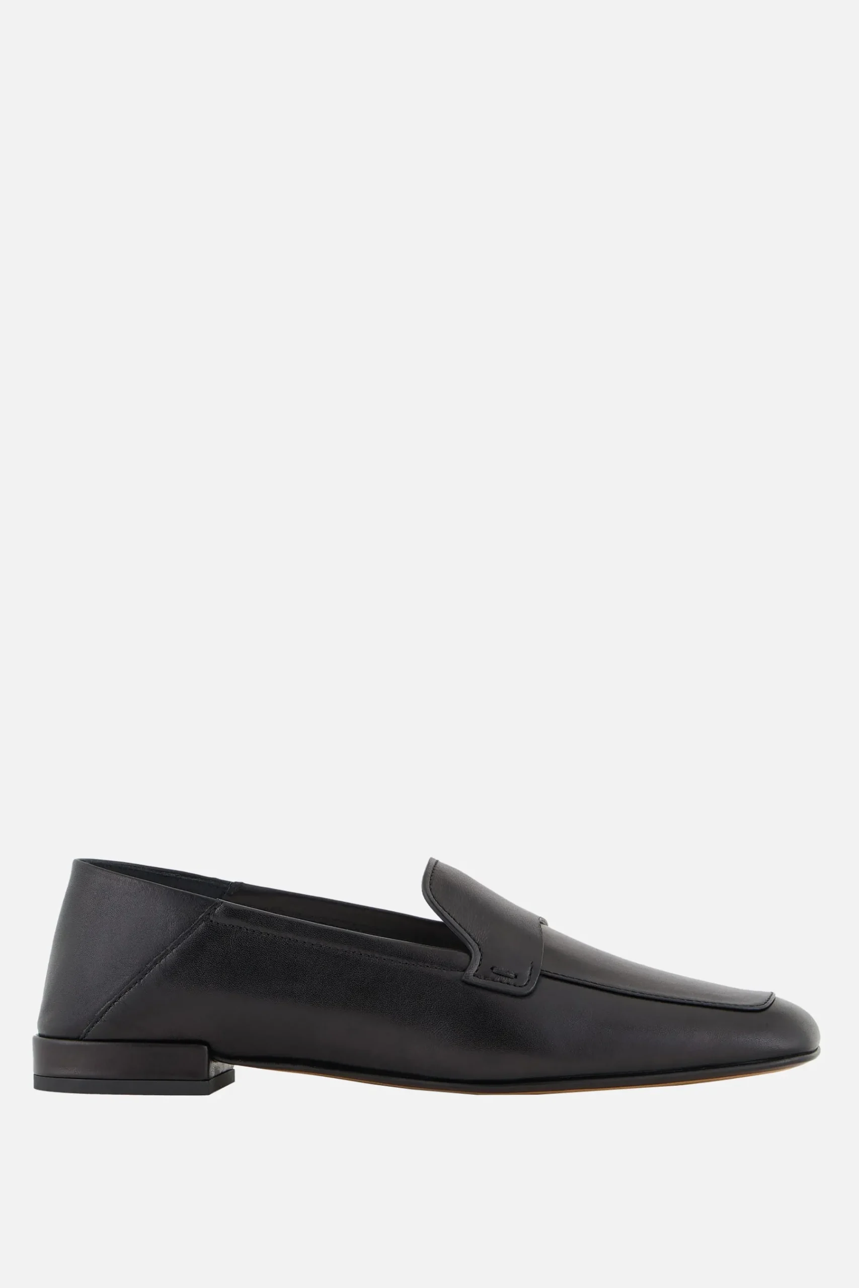 Women GIORGIO ARMANI - 10 CORSO COMO smooth leather loafers