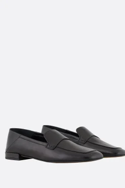 Women GIORGIO ARMANI - 10 CORSO COMO smooth leather loafers