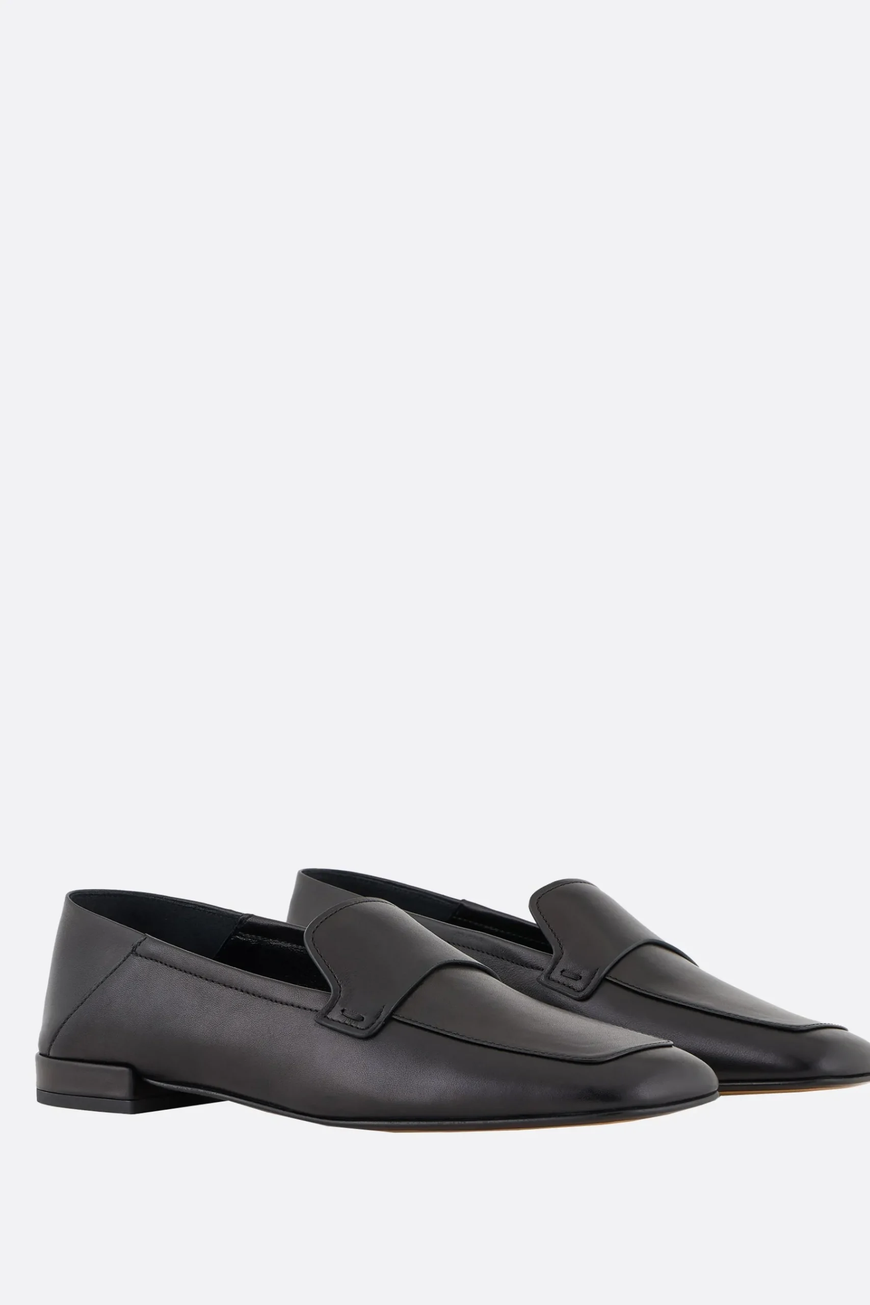 Women GIORGIO ARMANI - 10 CORSO COMO smooth leather loafers