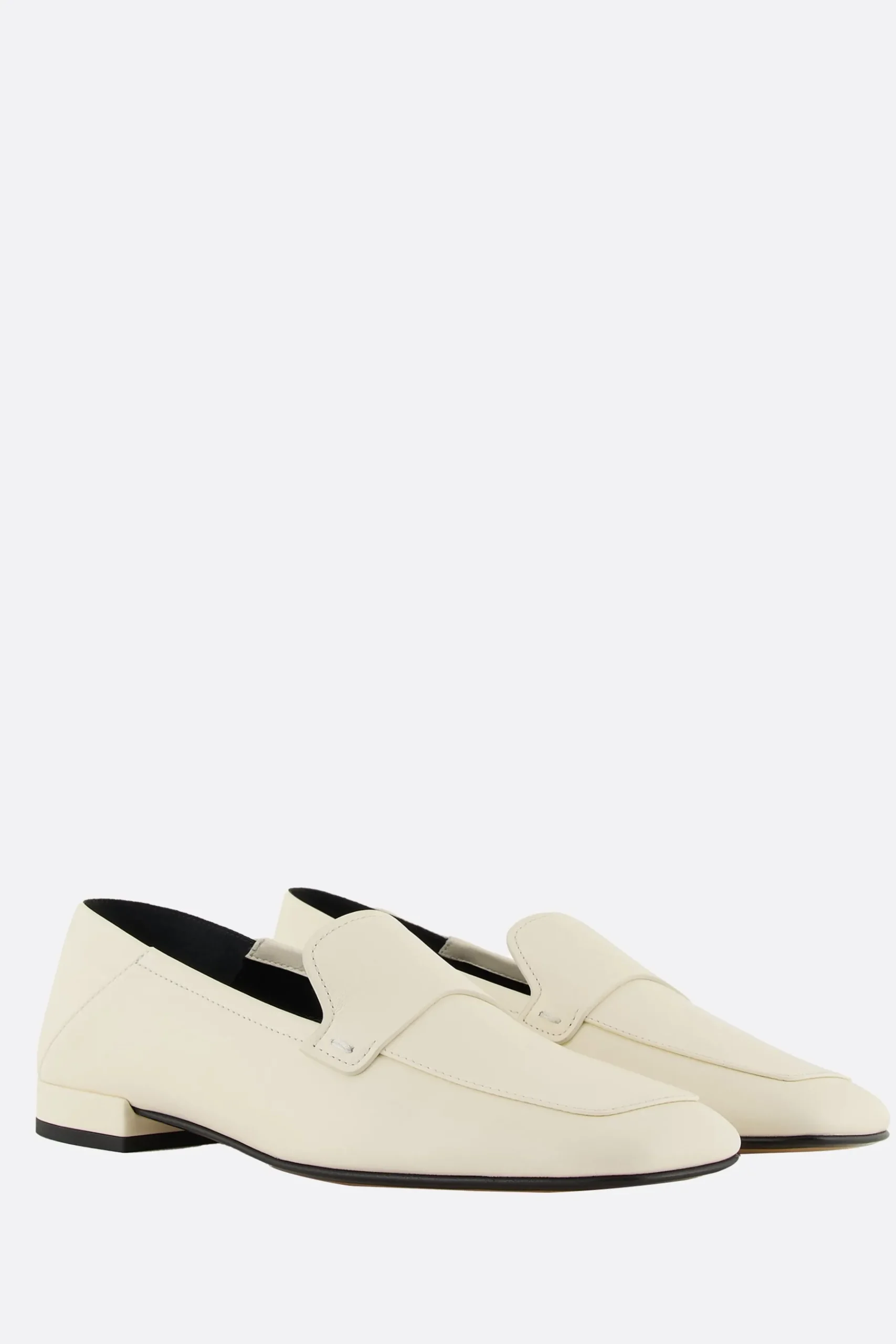 Women GIORGIO ARMANI - 10 CORSO COMO smooth leather loafers