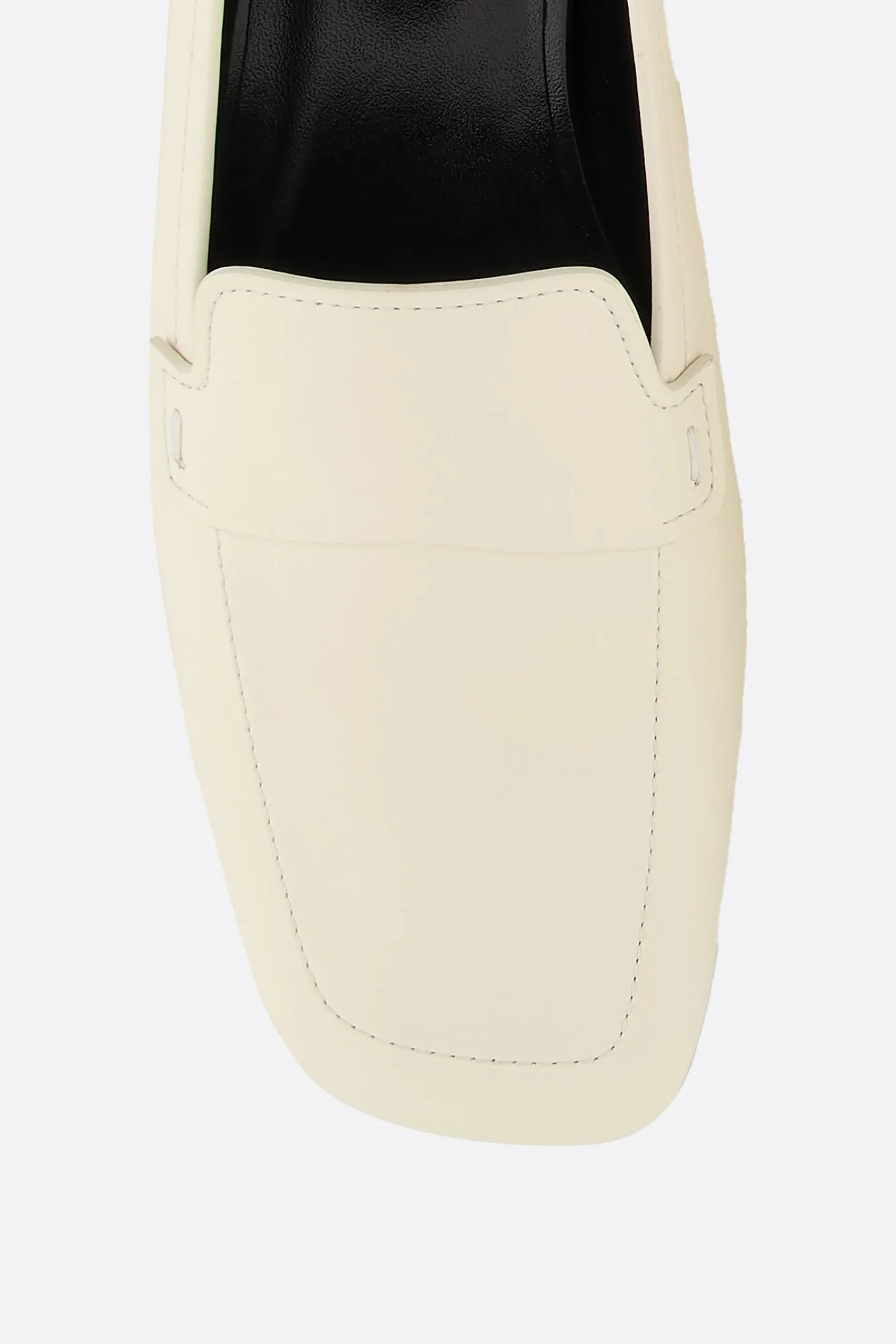 Women GIORGIO ARMANI - 10 CORSO COMO smooth leather loafers