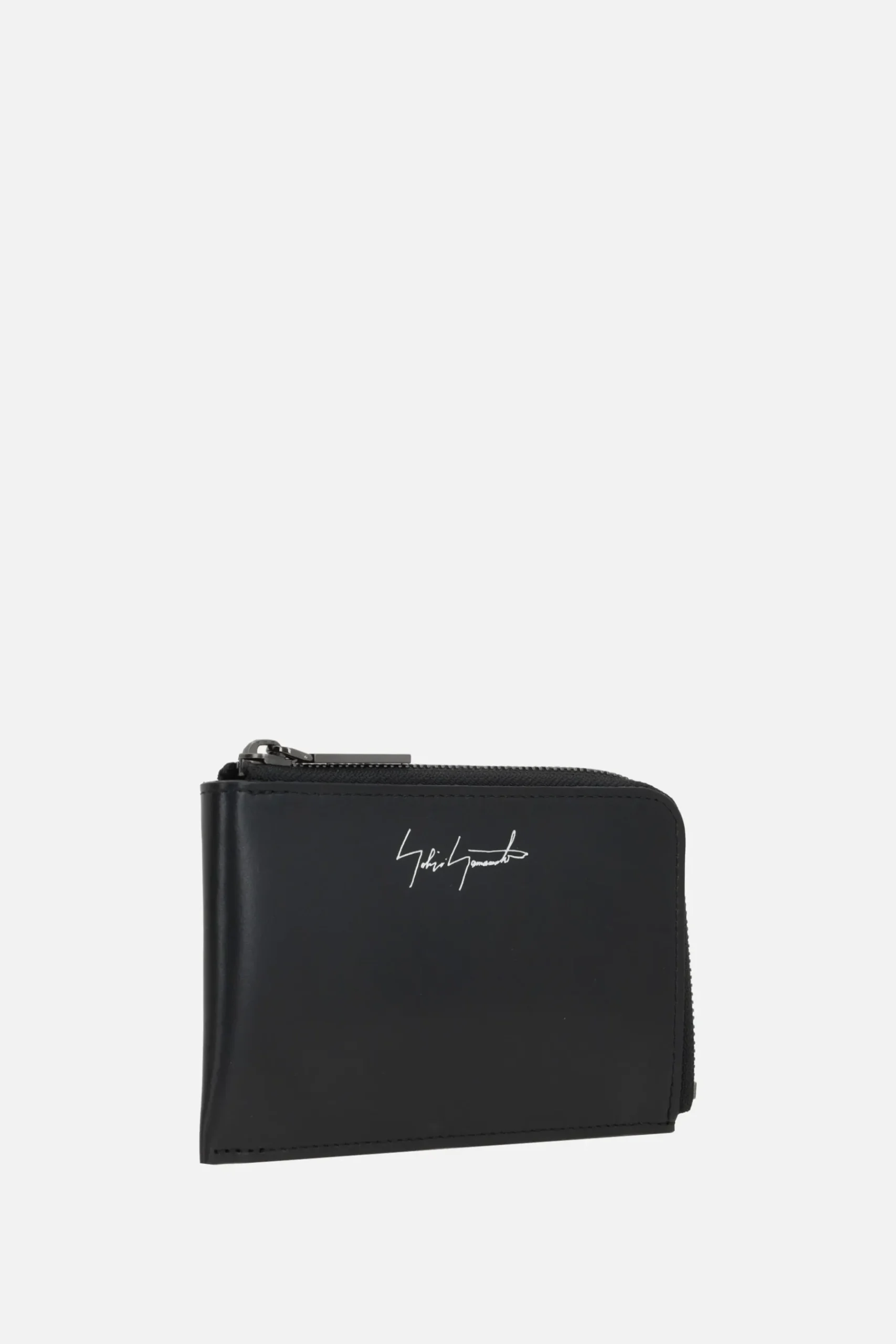 Women DISCORD YOHJI YAMAMOTO smooth leather short wallet