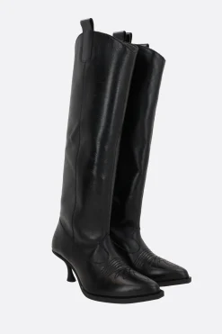 Women VAQUERA smooth leather western boots
