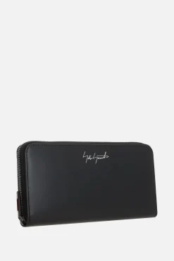 Women DISCORD YOHJI YAMAMOTO smooth leather zip-around wallet