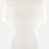 Women CHRISTOPHER ESBER Sonora Veiled ribbed jersey t-shirt