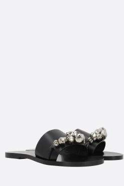 Women NICCOLÒ PASQUALETTI Sonoro slide sandals in smooth leather
