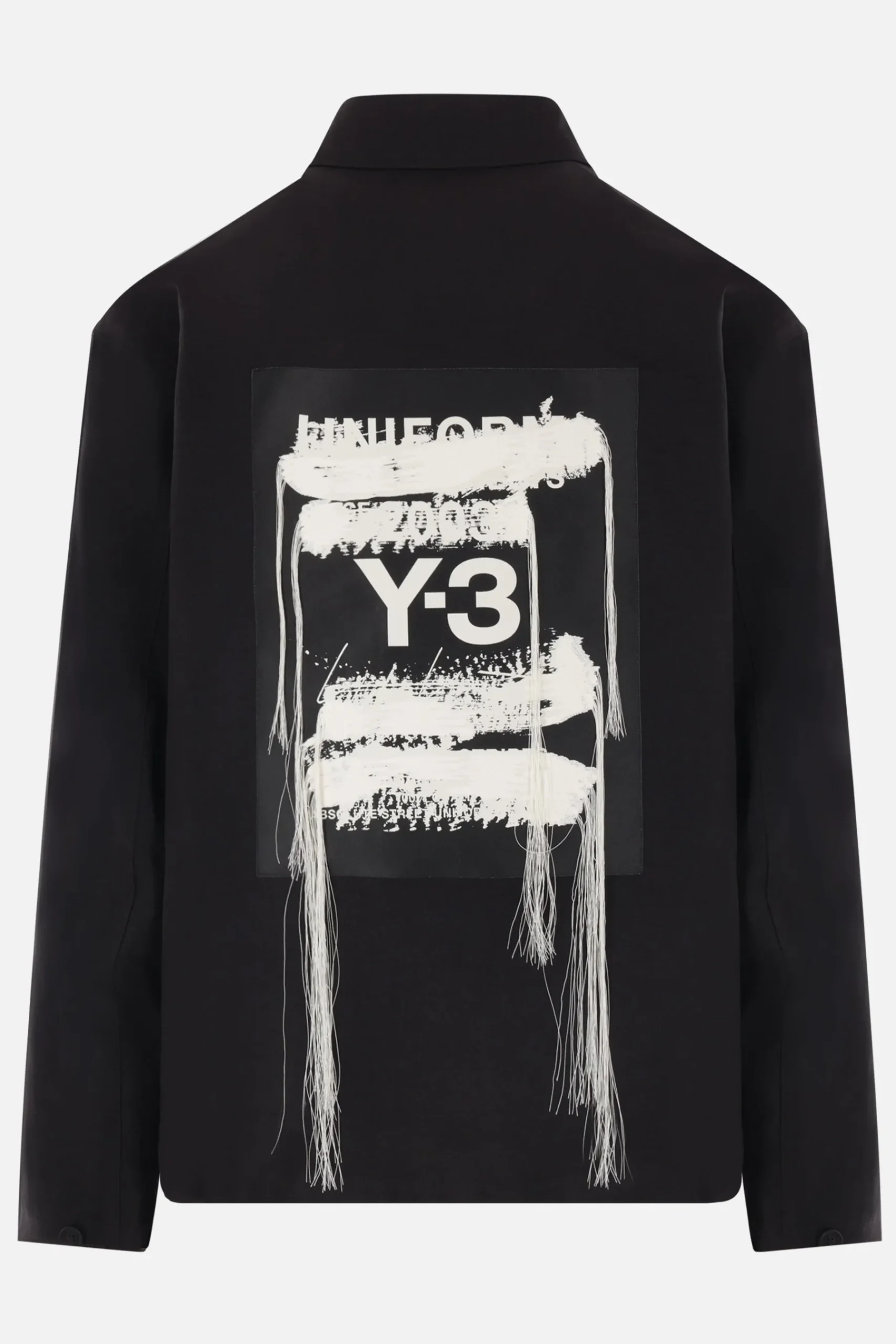 Y-3 Sport Uniform patch twill overshirt