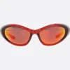Women BALENCIAGA Sporty B Round sunglasses in acetate