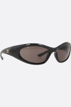 Women BALENCIAGA Sporty B Round sunglasses in acetate