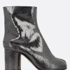 Women MAISON MARGIELA stivaletto Tabi in pelle effetto Broken mirror