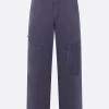 MM6 straight-leg cotton blend trousers