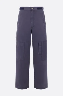 MM6 straight-leg cotton blend trousers